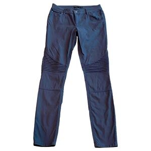 Prana Brenna moto pants knit nylon blend outdoor straight leg slim fit size 8